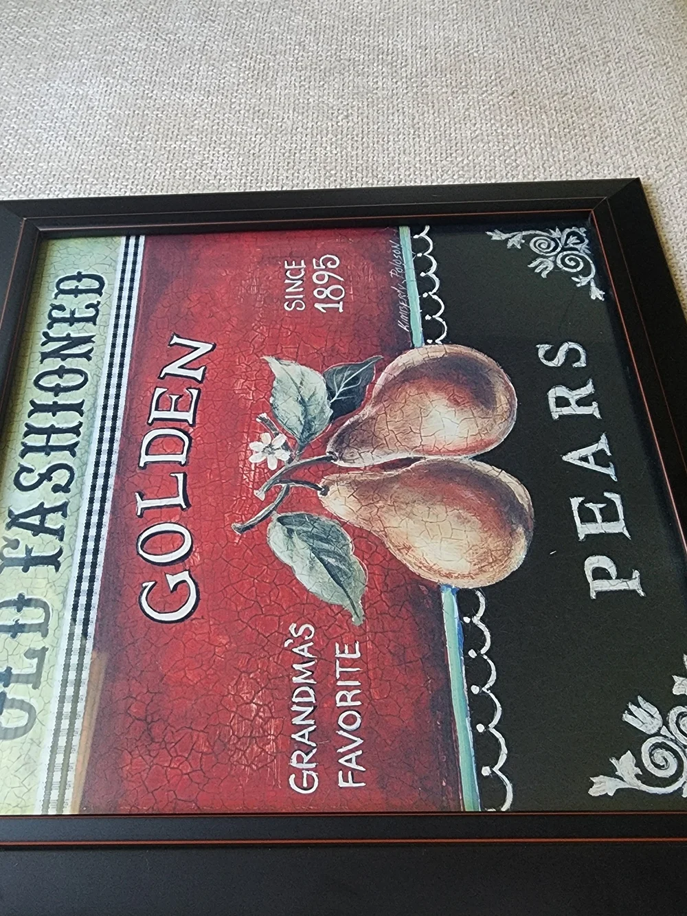 Kimberly Poloson Golden Pears Framed Wall Art Home Studio Kohl’s Farmhouse Decor